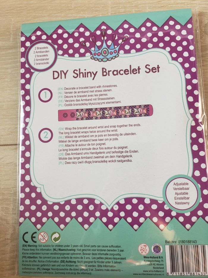 Lot de 2 DIY shiny bracelet set 🎀 neuf avec étiquette 4€ - photo numéro 5