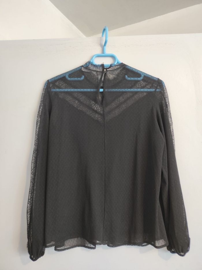 Blouse noir Mango