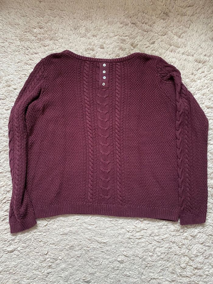 Pull bordeaux Pimkie - photo numéro 4