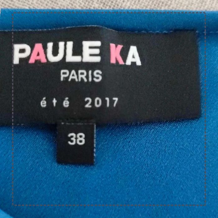 Robe bleue de marque Paule Ka très bon état taille 38 - photo numéro 3