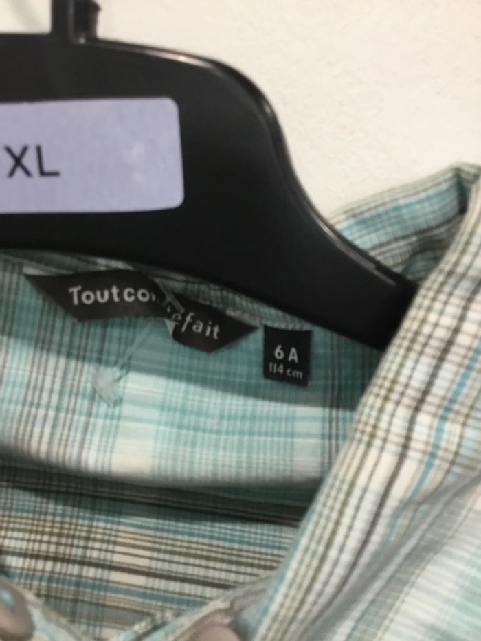 Chemise garçon manches longues 6 ans - photo numéro 2