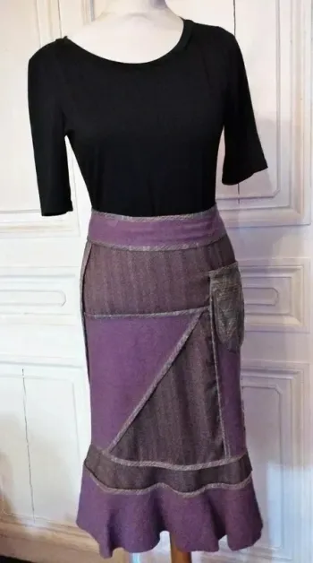 Mme Zaza Of Marseille Jupe Laine T XS/S