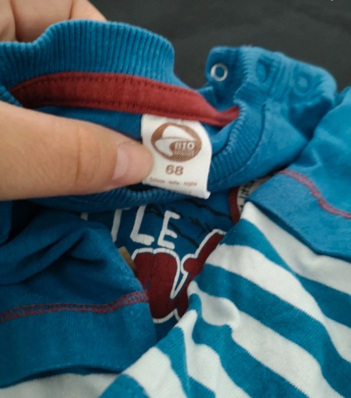 T shirt manche longue garçon 9 mois - photo numéro 2