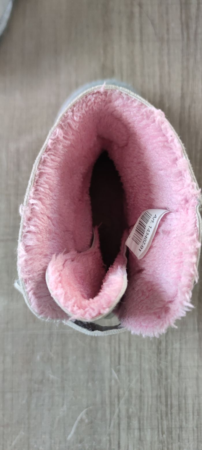 Bottine grise et rose la reine des neige taille 30 pour fille - photo numéro 9