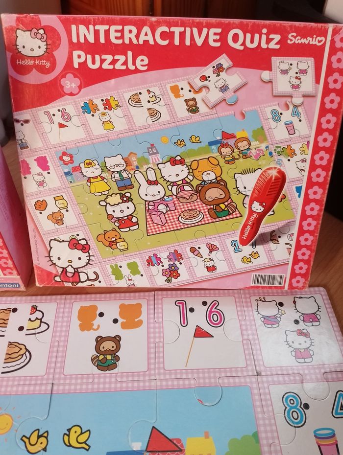 Puzzle interactives quiz complet Hello Kitty - photo numéro 2