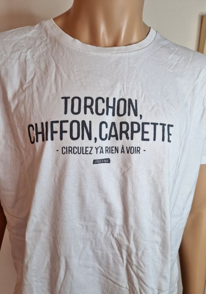 Monsieur tshirt T-shirt Blanc Droit Homme XXL Humour - photo numéro 2