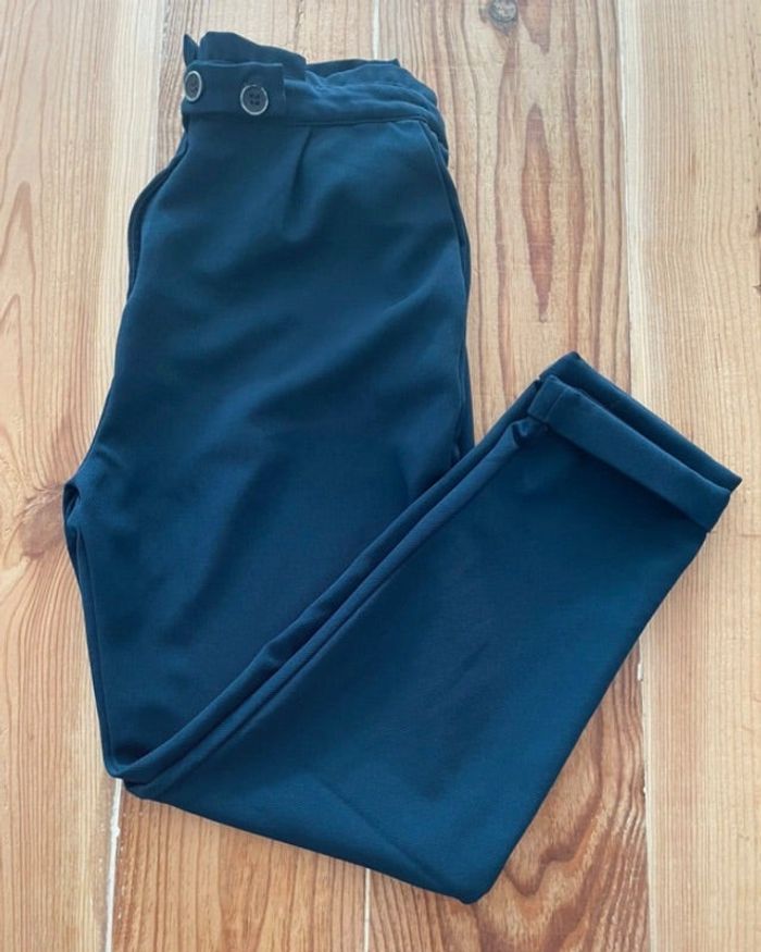 Pantalon bleu marine Pull&Bear taille S