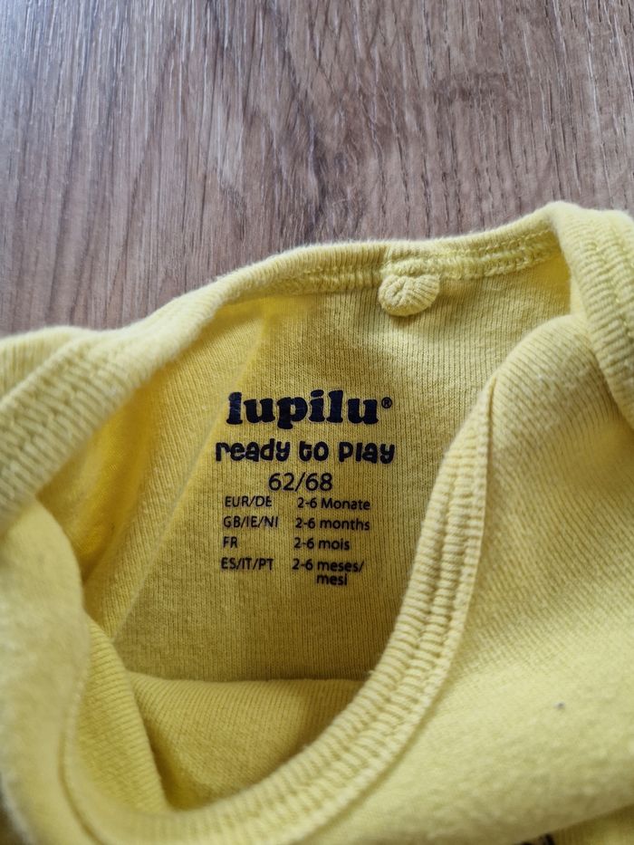 ​Body Manches Longues Jaune Avion 2-6 mois (62/68cm) - Lupilu - photo numéro 3