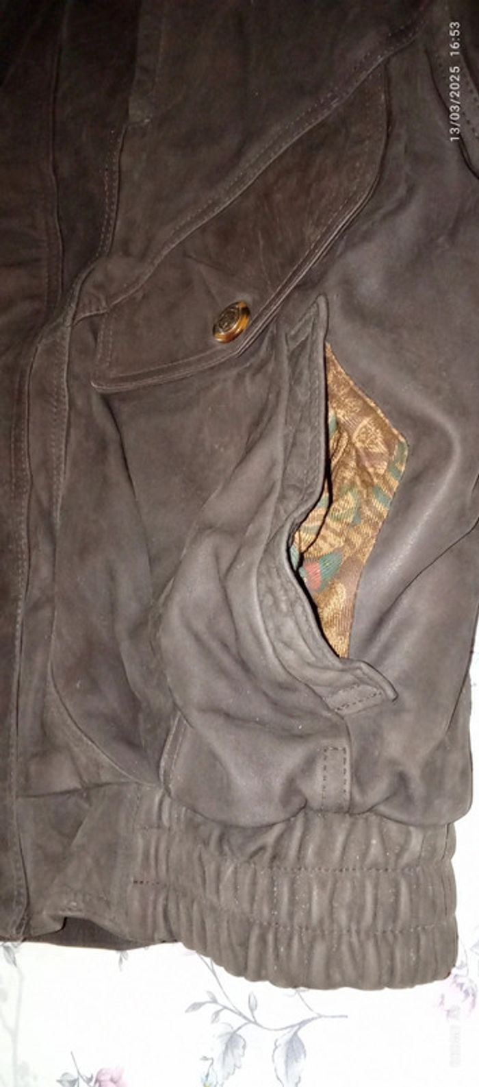Blouson aviateur cuir véritable homme - photo numéro 17