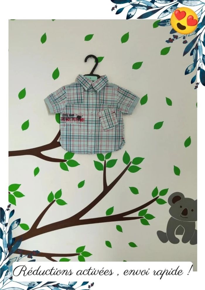 Chemise garçon 3 mois