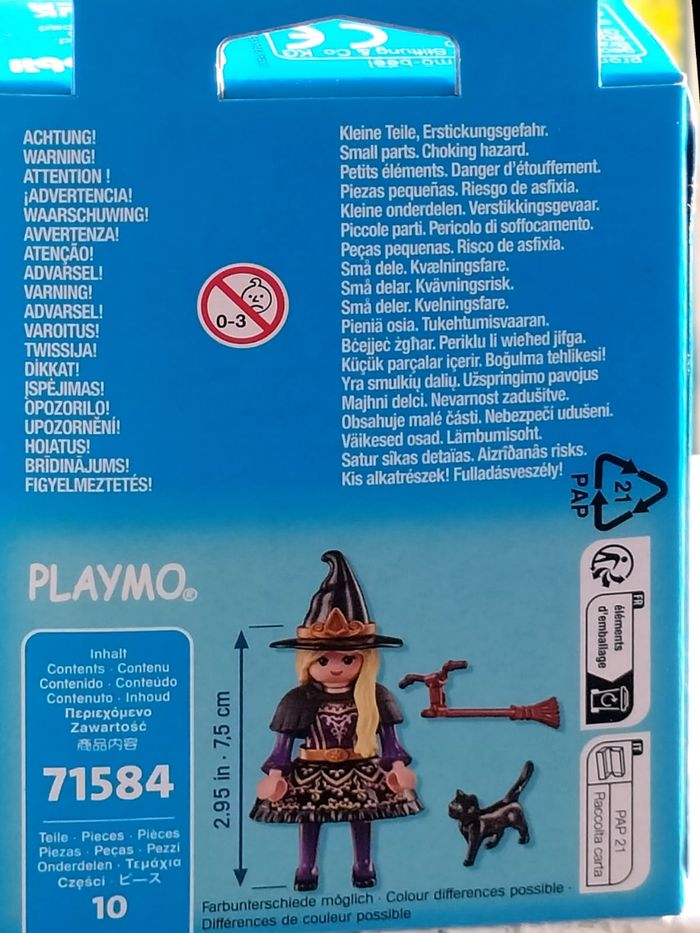 Playmobil la sorcière et son chat - photo numéro 3
