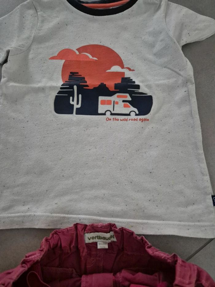 Ensemble 3ans short tee-shirt - photo numéro 3