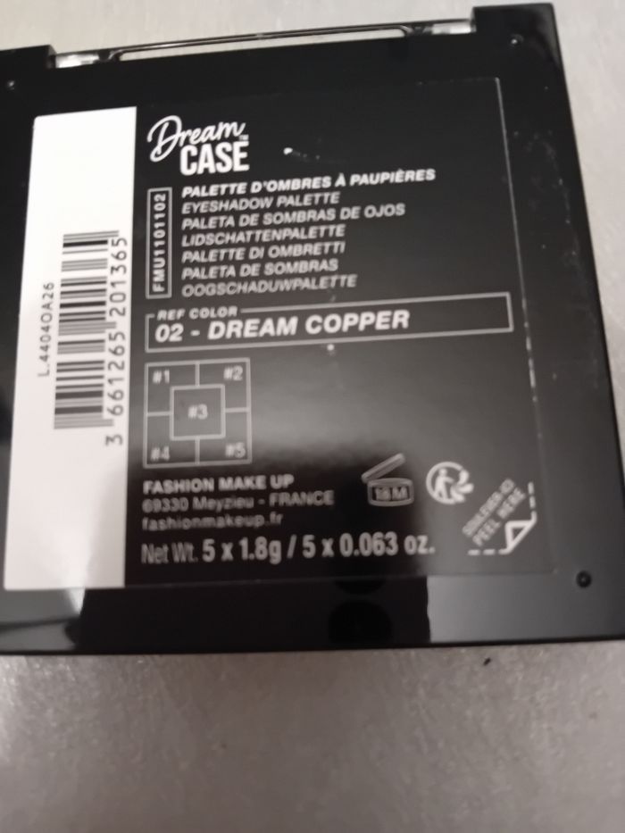 Palette fards à paupières Dream case - photo numéro 2