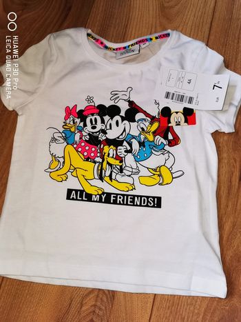 T shirt collection 2022 disney minnie mickey pluto 3 ans