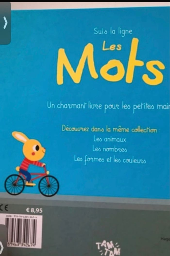 Livre Suis la ligne : Les mots TRÈS BON ÉTAT - photo numéro 2