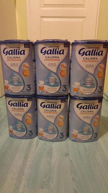 6 boîtes Gallia Calisma croissance 3