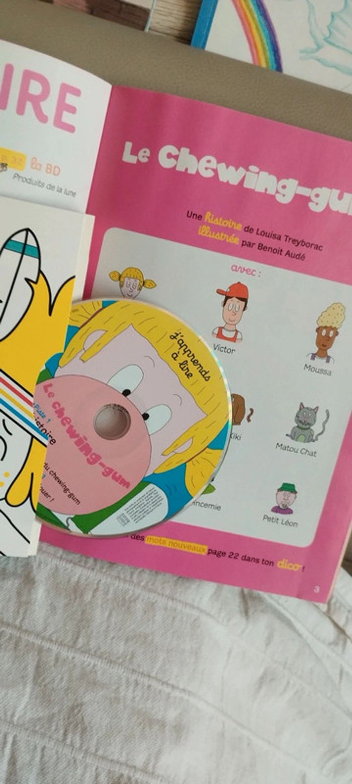 Lot J'apprends à lire , livre et cd - photo numéro 3