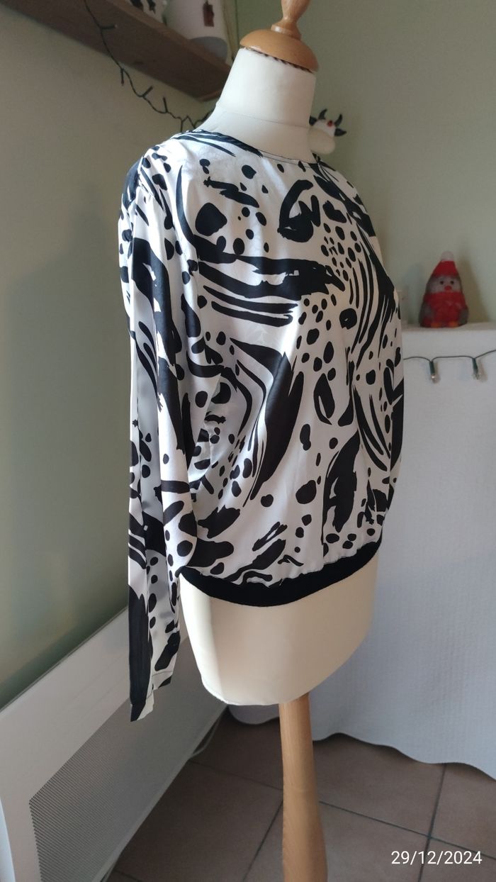 Blouse manches longues original 44/46 - photo numéro 5