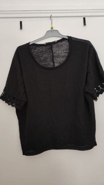 Haut tee-shirt manches courtes femme 40