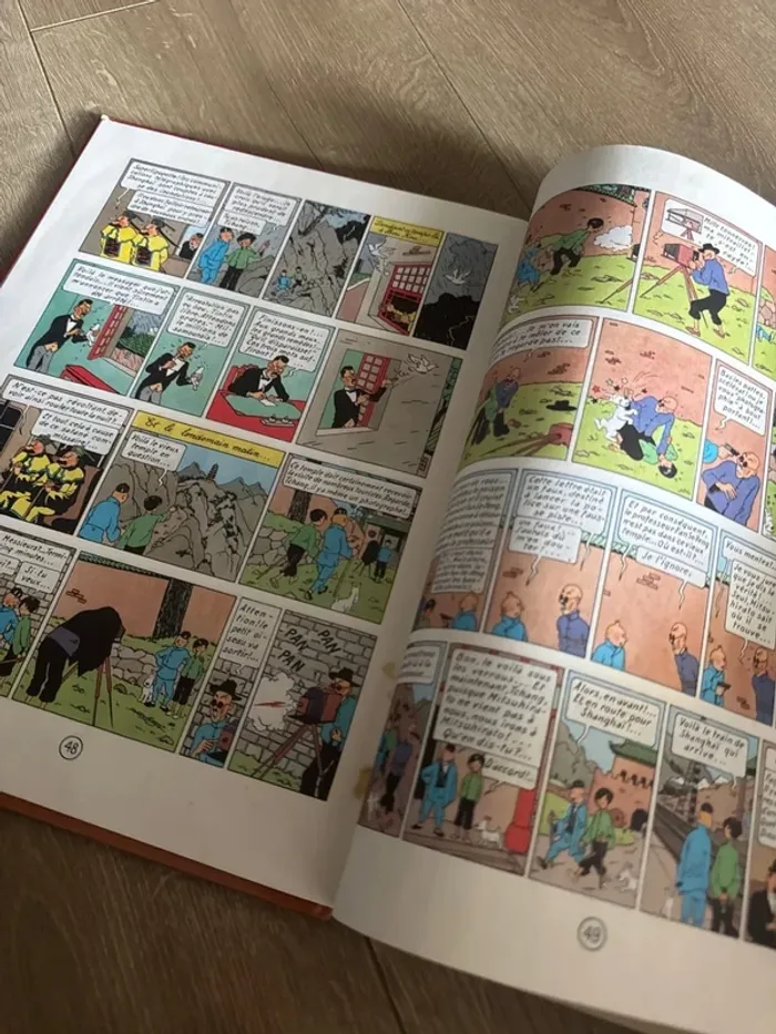 Bd Tintin le lotus bleu - photo numéro 3
