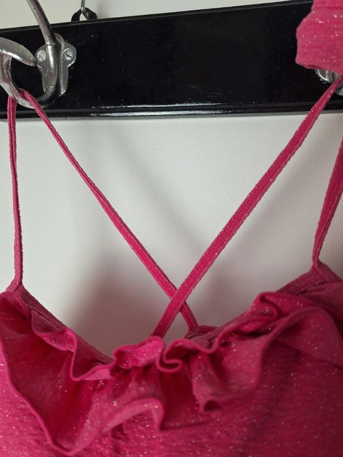 Maillot 2 pièces fille 12 ans rose - photo numéro 3