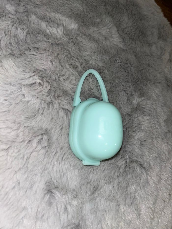 Boîte range tétine bleu - Neuve