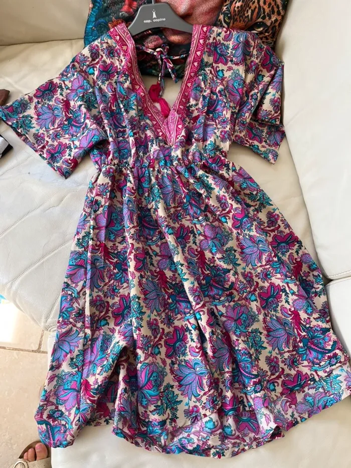 Jolie robe fluide plage ou ville ipanima taille s-m tbeg - photo numéro 9
