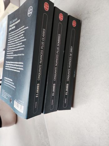 Lot de 3 livres Cinquante Nuances