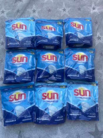 Neuf pack de tablette vaisselle sun