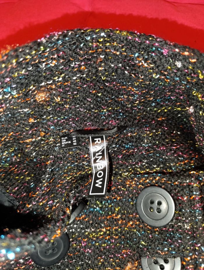 Sublime manteau coloré Rainbow 🌈 taille 44/46 - photo numéro 17