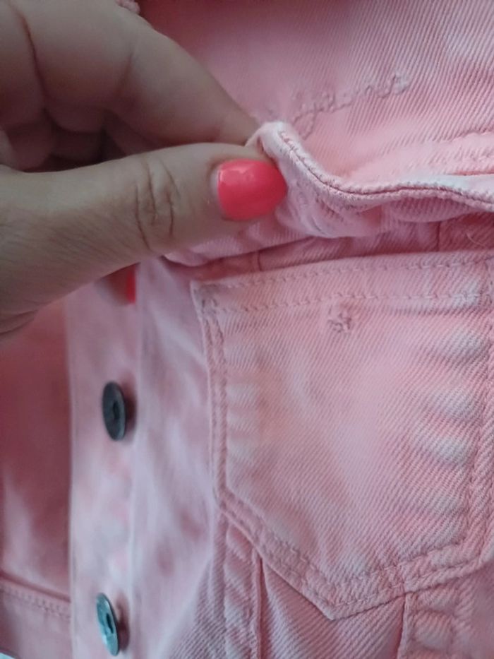 Veste jeans rose Pepe jeans - photo numéro 6