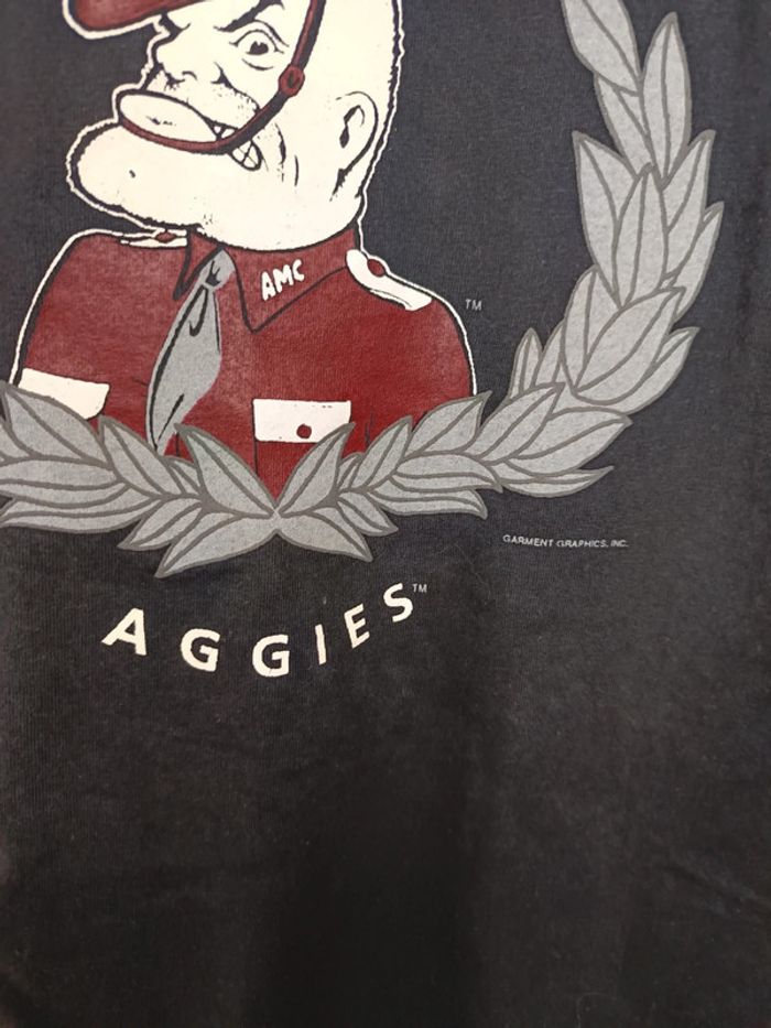 T-shirt Texas A&M Aggies - Vintage 90's Taille XL - photo numéro 4