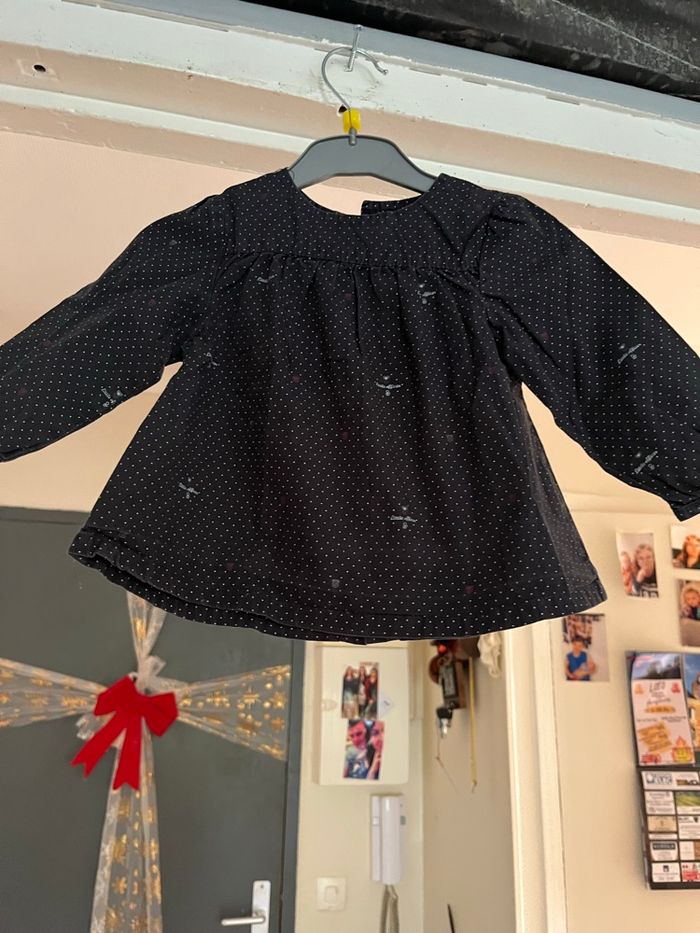 Blouse fille 6 mois Obaïbi - photo numéro 2