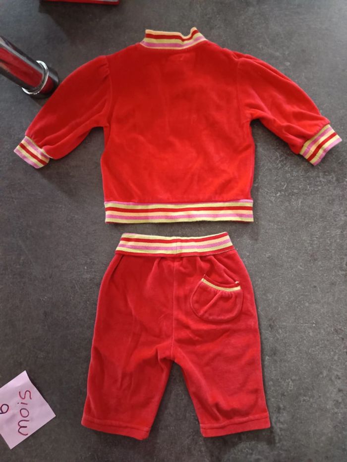 Survêtement rouge 6 mois - photo numéro 5