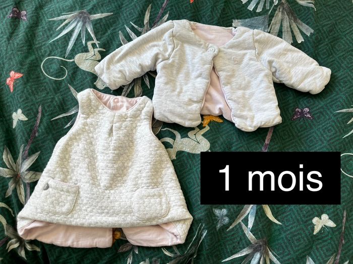 Ensemble oba?�bi rose gris 1 mois - Oba?�bi - 1 mois | Beebs by Kiabi