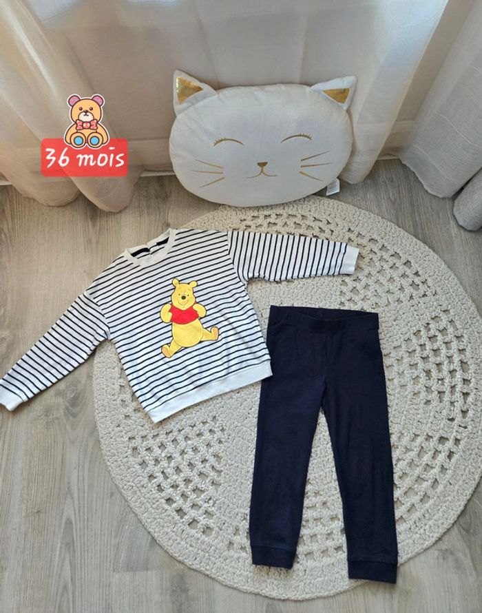 Boy: pyjama coton Winnie 36 mois
