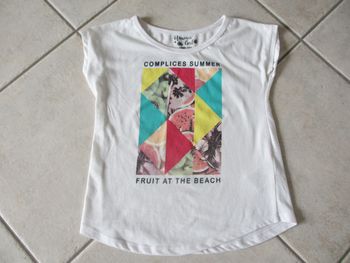 T-shirt manches courtes fille Hawaii Girl Complices – 7/8 ans