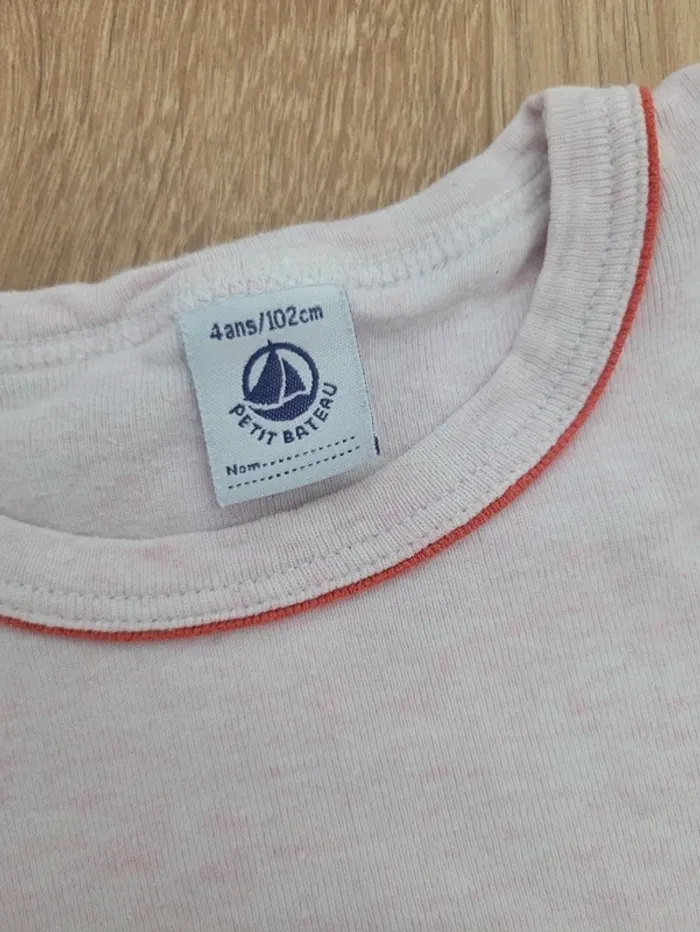 T-shirt Petit Bateau 4 ans - photo numéro 3