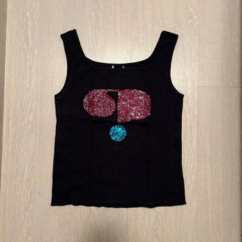 Débardeur vintage • noir • 36 🌿