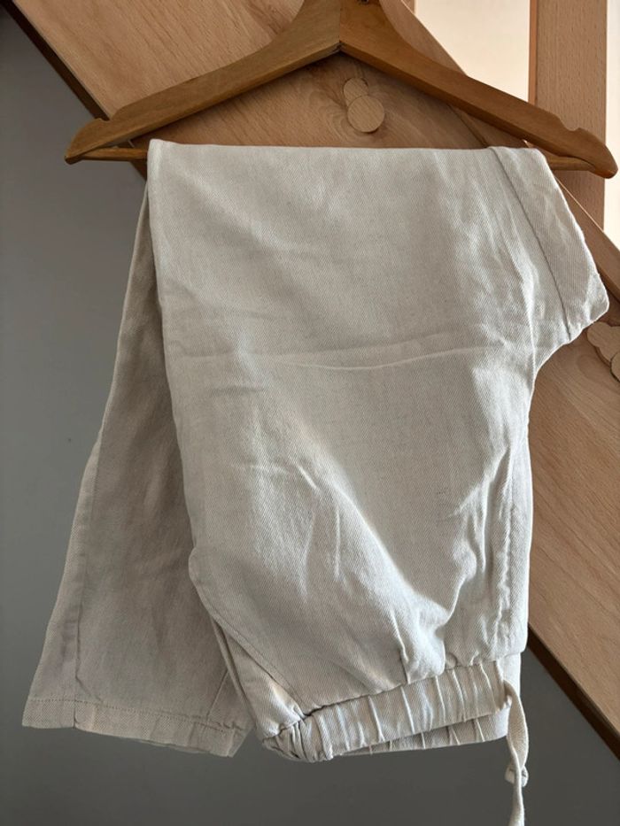 Pantalon Pimkie 7/8e style chino femme beige L