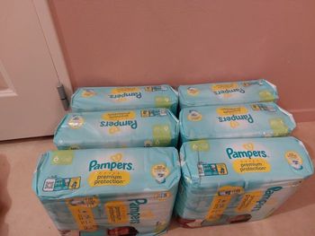 6 paquets de 30 couches pampers premium protection taille 6. Envoi sous carton