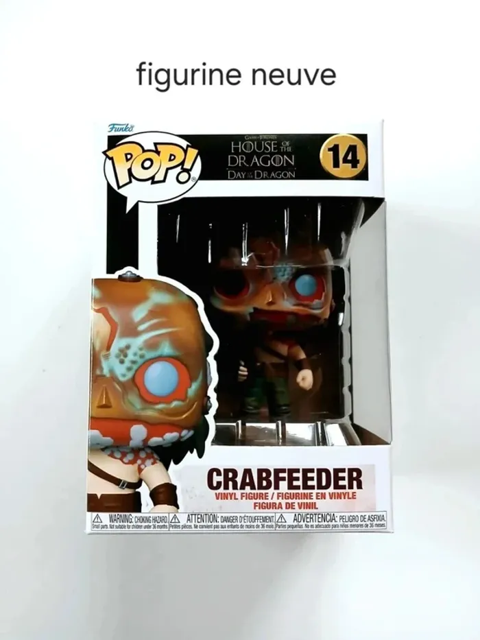 Figurine Funko Pop TV House of the Dragon S2 Crabfeeder 14