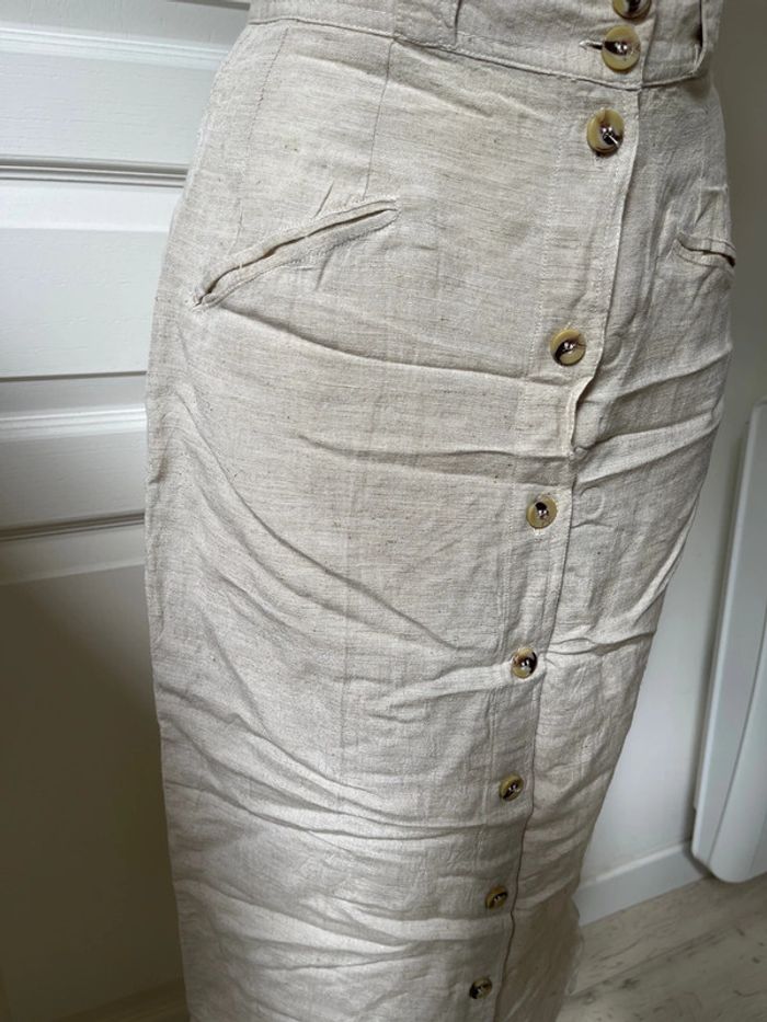 Jupe longue beige - photo numéro 6