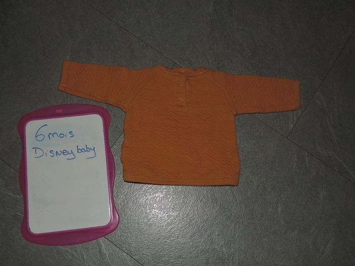 sweat disney baby taille 6 mois - photo numéro 3