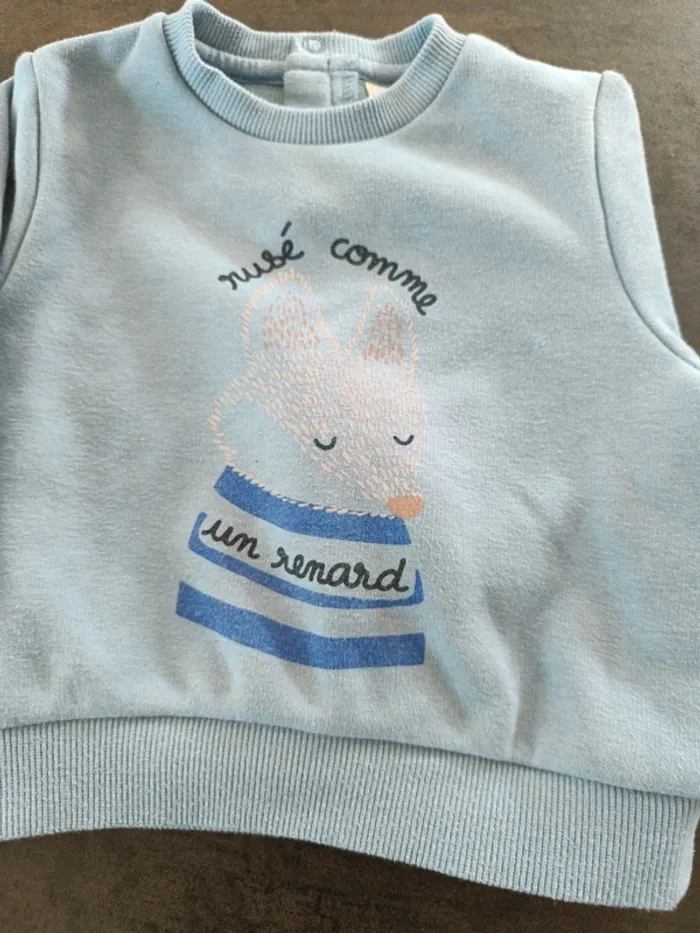 Sweat bleu-gris - photo numéro 2