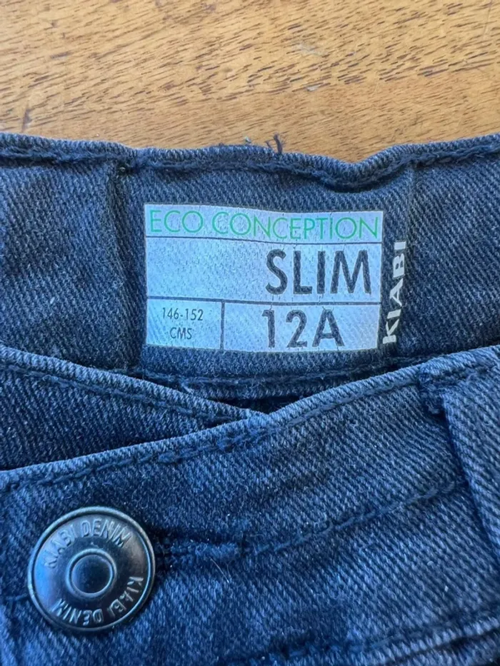 Jeans noir Kiabi - photo numéro 2