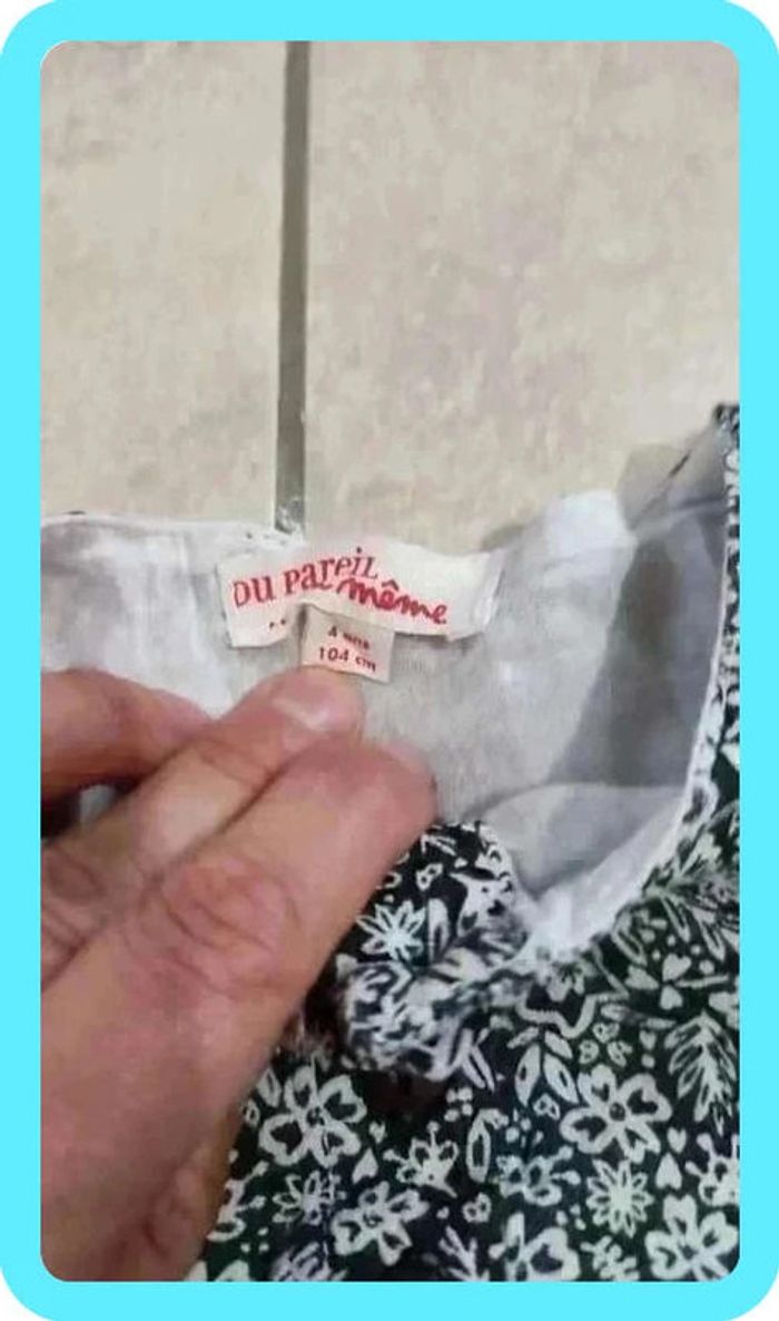 Belle Robe Doublée 4 ans Du Pareil Au Même | Très bon état | Réductions sur les lots - photo numéro 3