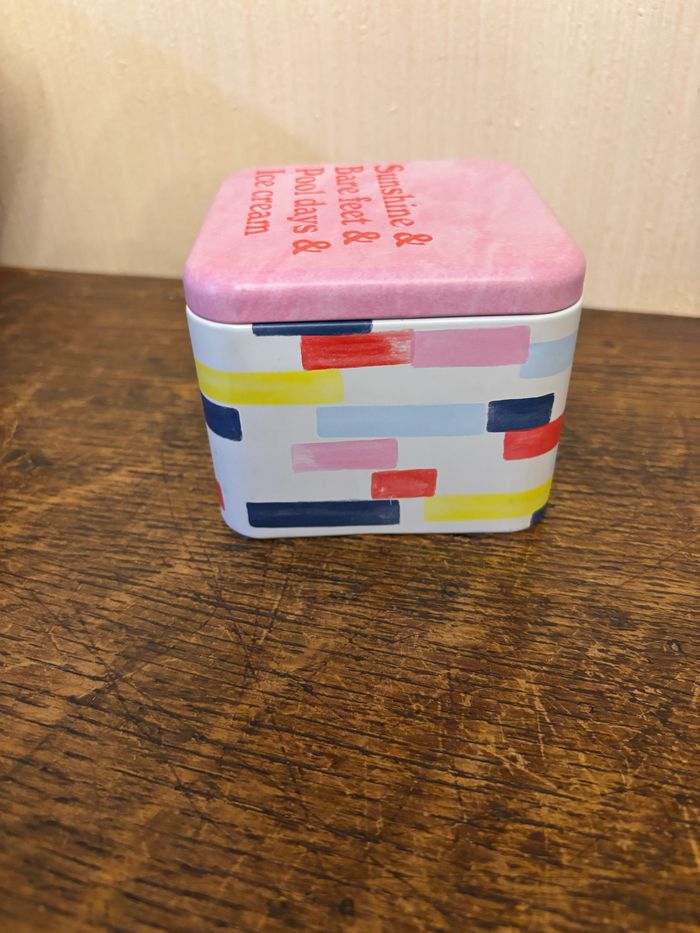 Boîte Fossil rose (vide) - photo numéro 2