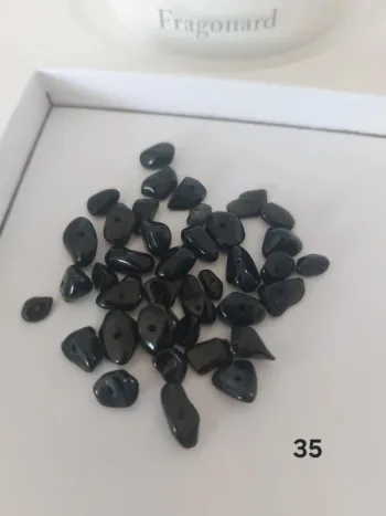 Chips pierre naturelle obsidienne
