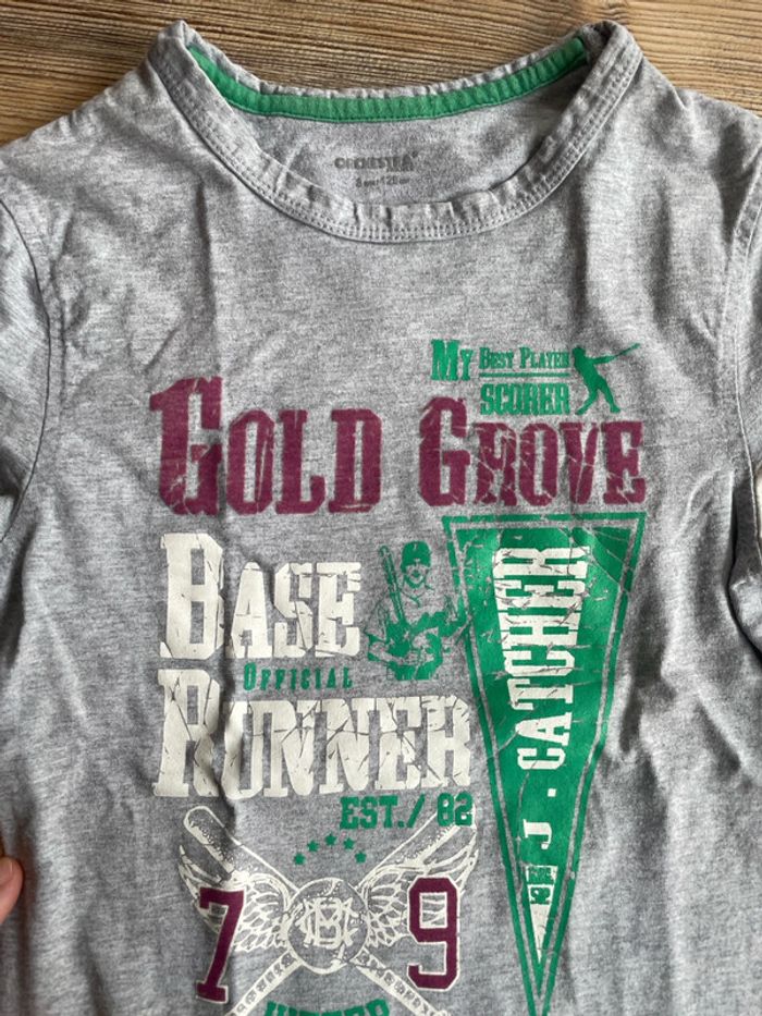 TEE Shirt orchestra base ball 8 ans - photo numéro 2